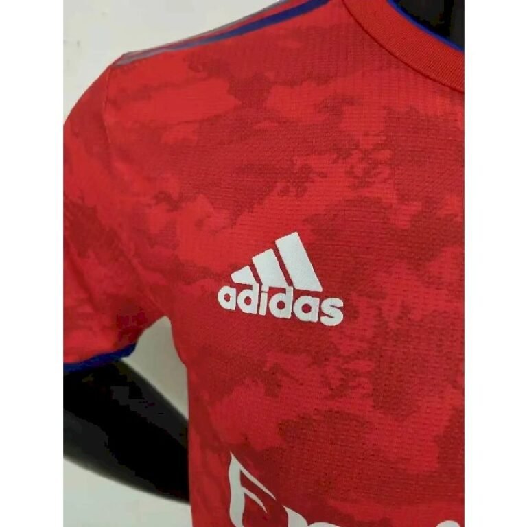 Mens Olympique Lyonnais 2021/22 Away Jersey Player Version 1