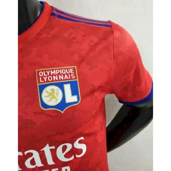Mens Olympique Lyonnais 2021/22 Away Jersey Player Version 3