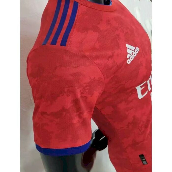 Mens Olympique Lyonnais 2021/22 Away Jersey Player Version 4