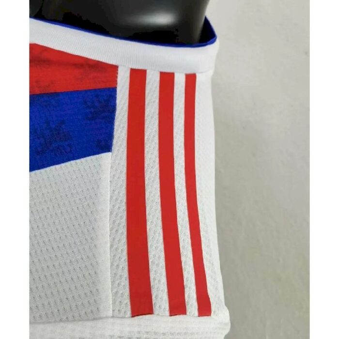 Mens Olympique Lyonnais 2021/22 Home Jersey Player Version 3
