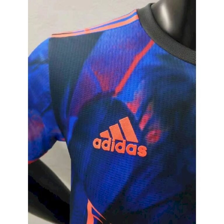 Mens Olympique Lyonnais 2021/22 Fourth Jersey Player Version 1