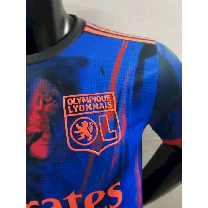 Mens Olympique Lyonnais 2021/22 Fourth Jersey Player Version 2