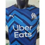 Mens Olympique Marseille 2021/22 Away Jersey Player Version 3