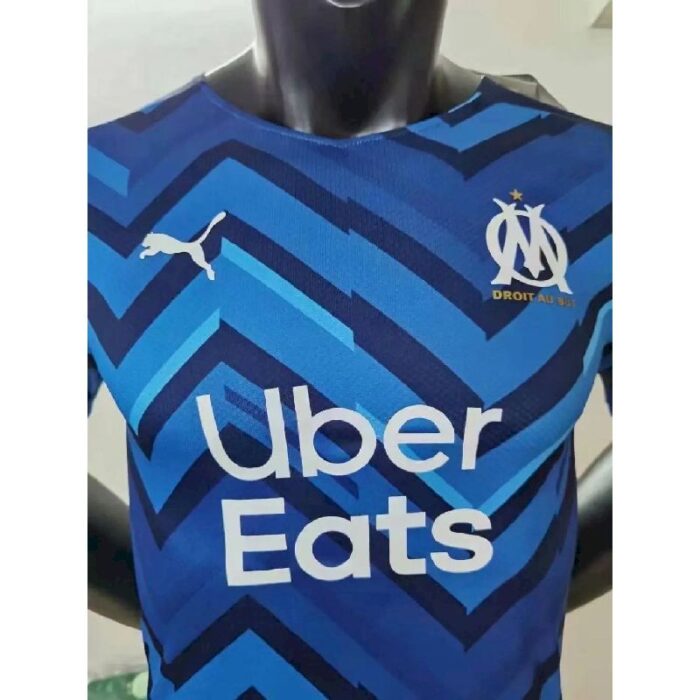 Mens Olympique Marseille 2021/22 Away Jersey Player Version 3
