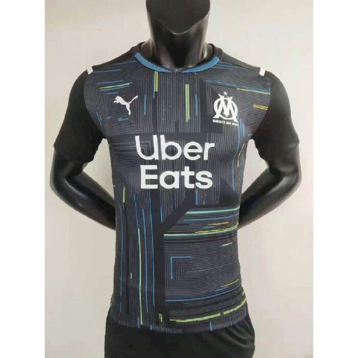 Mens Olympique Marseille 2021/22 Goalkeeper Jersey Player Version 4