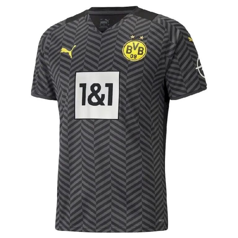 Mens Borussia Dortmund 2021/22 Away Jersey Player Version