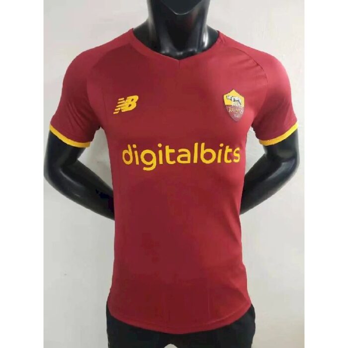 Mens AS Roma 2021/22 Home Jersey Player Version 2