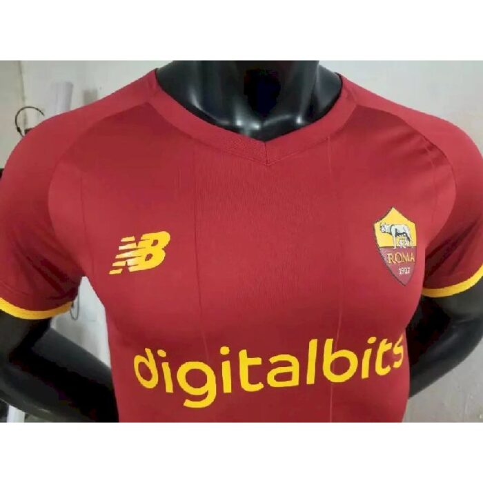 Mens AS Roma 2021/22 Home Jersey Player Version 5