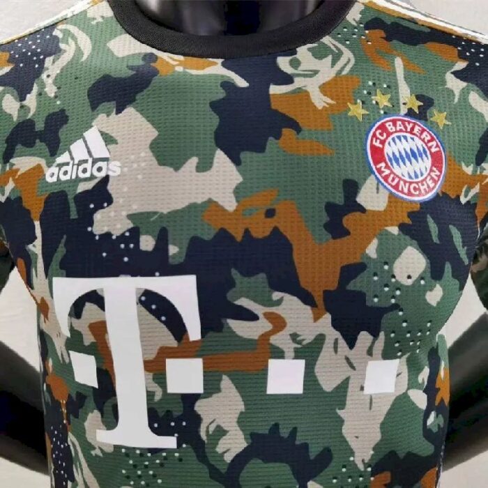 Mens Bayern Munich 2021/22 Camo Jersey Player Version 3
