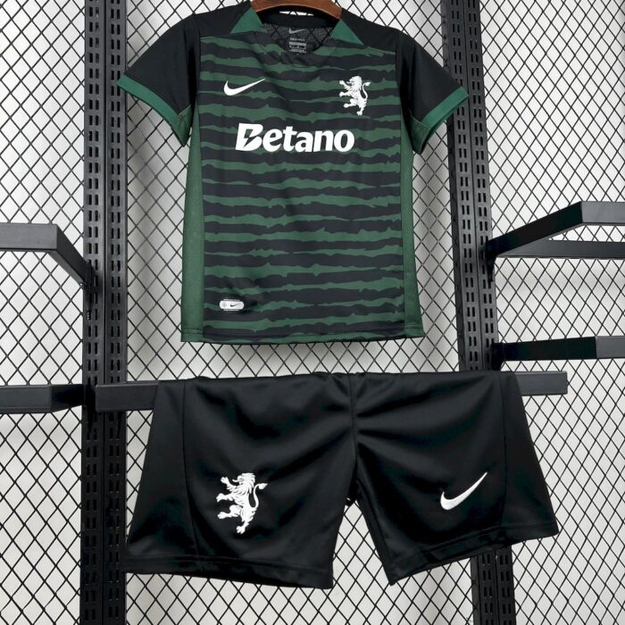 Kids Sporting CP 2025/26 Goalkeeper Kit 2