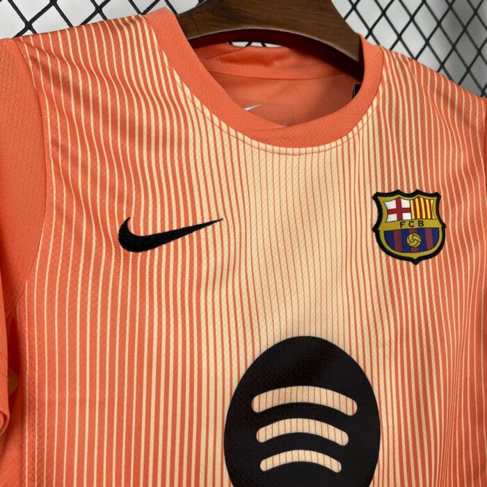 Kids Barcelona 2025/26 Goalkeeper Kit 5