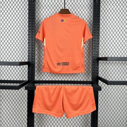 Kids Barcelona 2025/26 Goalkeeper Kit 1