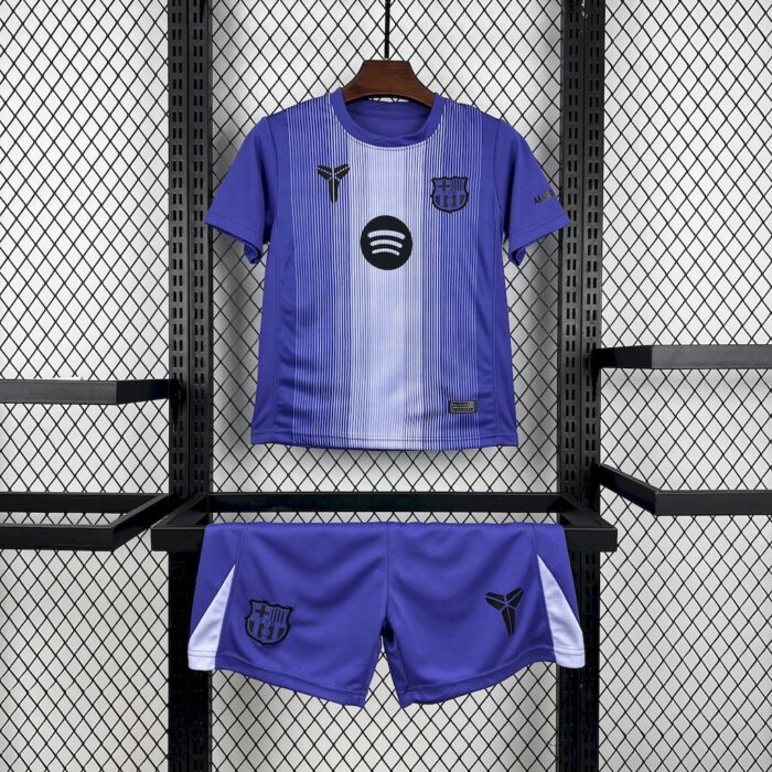 Kids Barcelona 2025/26 Goalkeeper Kit 6