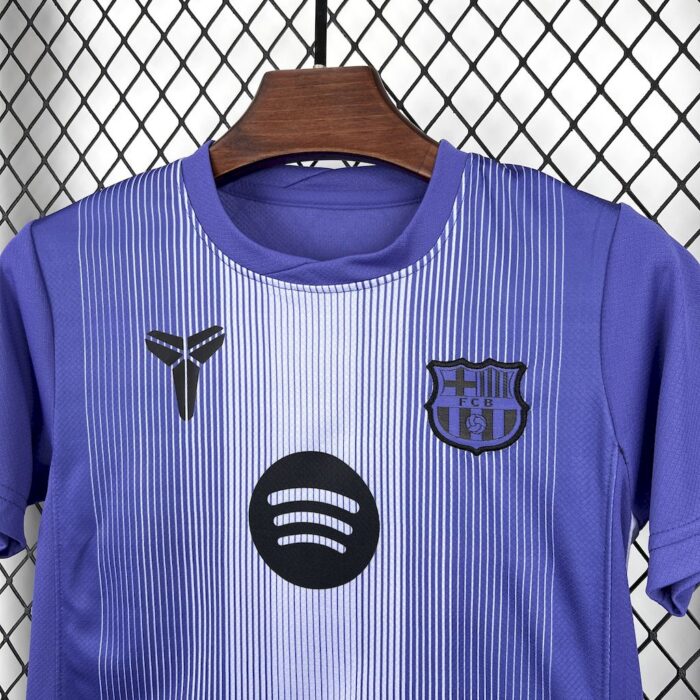 Kids Barcelona 2025/26 Goalkeeper Kit 4