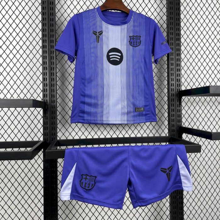 Kids Barcelona 2025/26 Goalkeeper Kit 2
