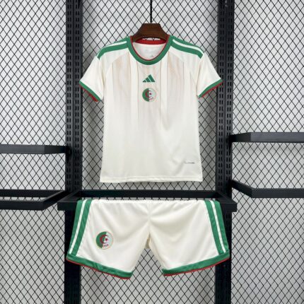 Kids Algeria 2026 World Cup Home Kit 8