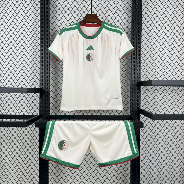 Kids Algeria 2026 World Cup Home Kit 8