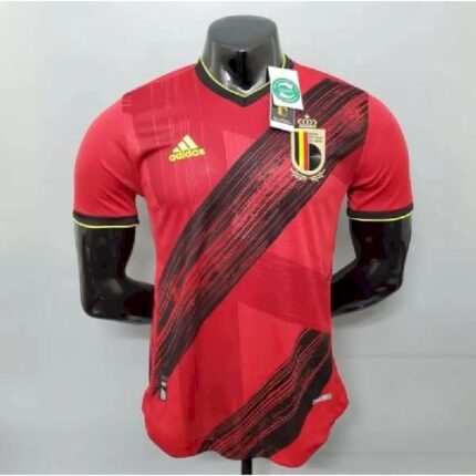 Mens Belgium 2021 Home Jersey Player Version