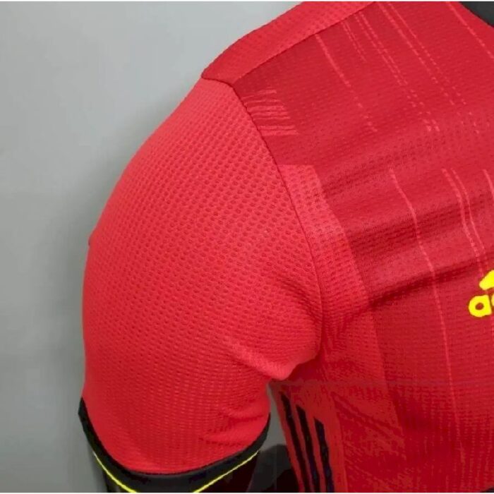 Mens Belgium 2021 Home Jersey Player Version 4
