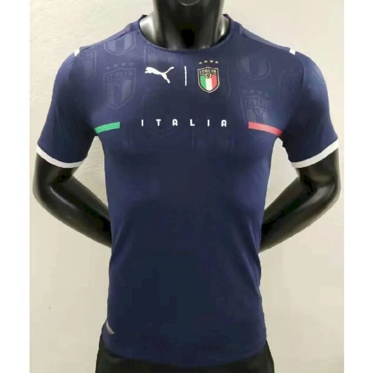 Mens Italy 2021/22 Goalkeeper Jersey Player Version