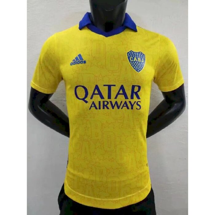 Mens Boca Juniors 2022/23 Third Jersey Player Version 2