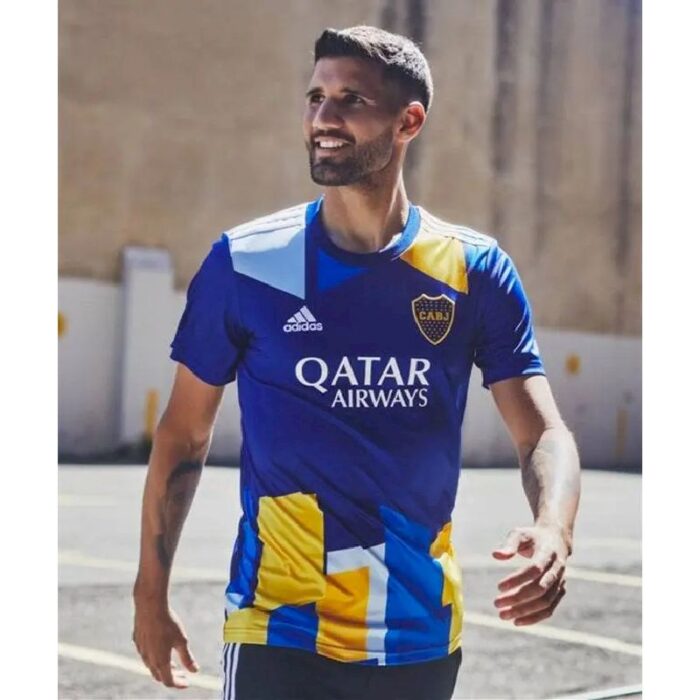 Mens Boca Juniors 2021 Third Jersey Player Version 7