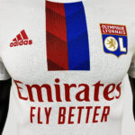 Mens Olympique Lyonnais 2022/23 Home Jersey Player Version 3