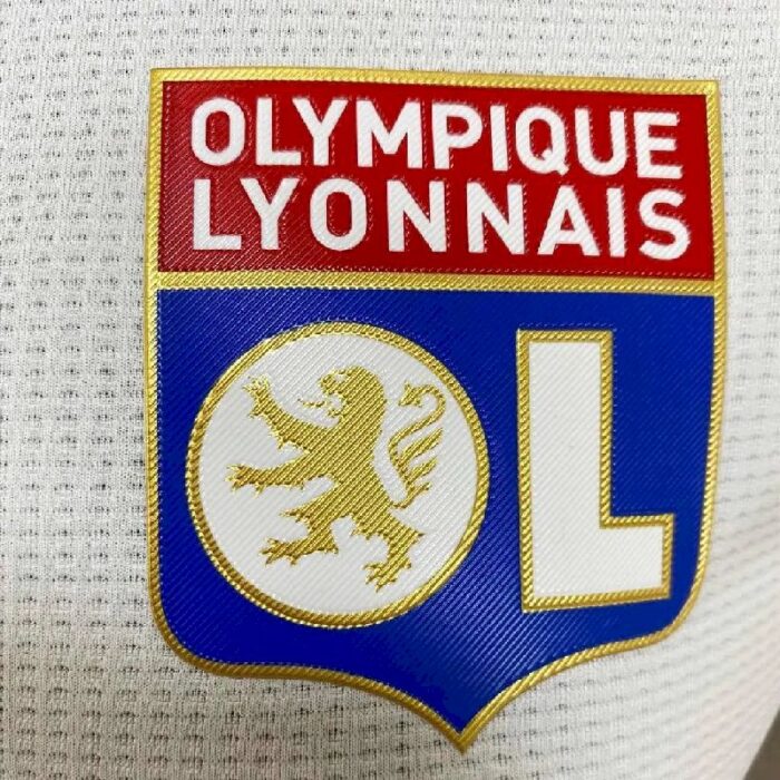 Mens Olympique Lyonnais 2022/23 Home Jersey Player Version 4