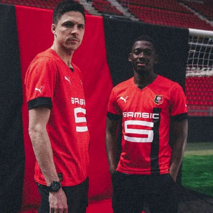 Mens Stade Rennais 2022/23 Home Jersey Player Version 7