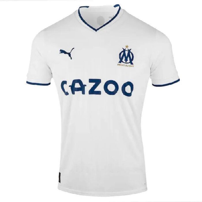 Mens Olympique Marseille 2022/23 Home Jersey Player Version 1