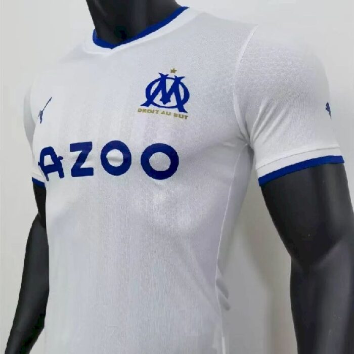 Mens Olympique Marseille 2022/23 Home Jersey Player Version 6
