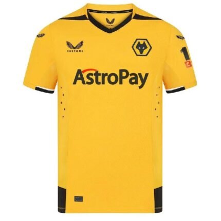 Mens Wolves 2022/23 Home Jersey Player Version