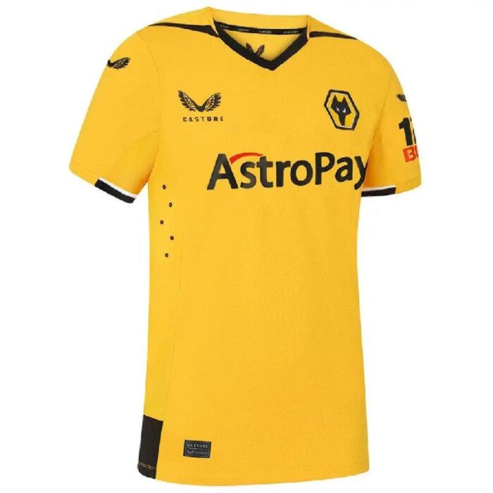 Mens Wolves 2022/23 Home Jersey Player Version 5