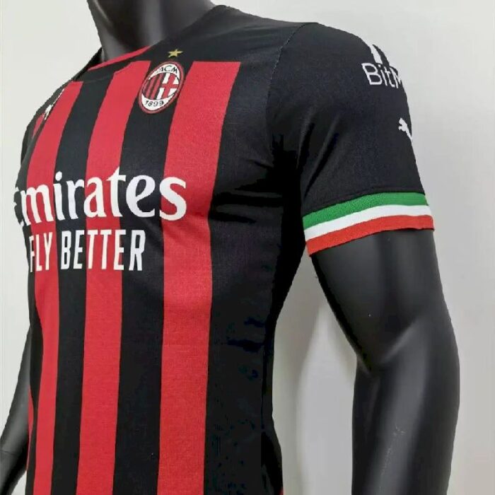Mens AC Milan 2022/23 Home Jersey Player Version 4