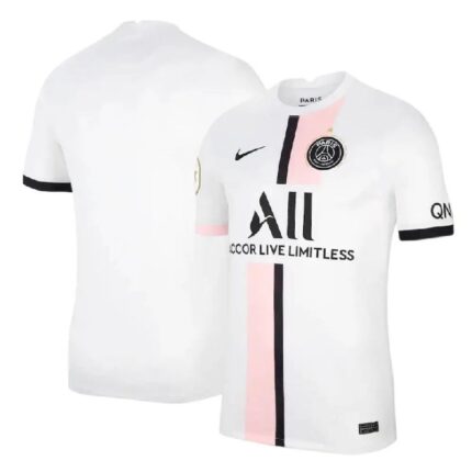 Mens Paris Saint-Germain 2021/22 Champions 10th Title Away Jersey Player Version
