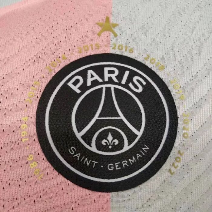 Mens Paris Saint-Germain 2021/22 Champions 10th Title Away Jersey Player Version 4