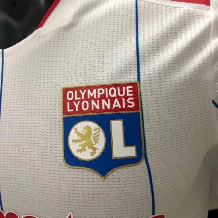 Mens Olympique Lyonnais 2022/23 Home Jersey Player Version 2