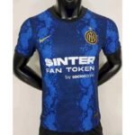 Mens Inter Milan 2021/22 Home Jersey Player Version 3