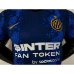 Mens Inter Milan 2021/22 Home Jersey Player Version 9