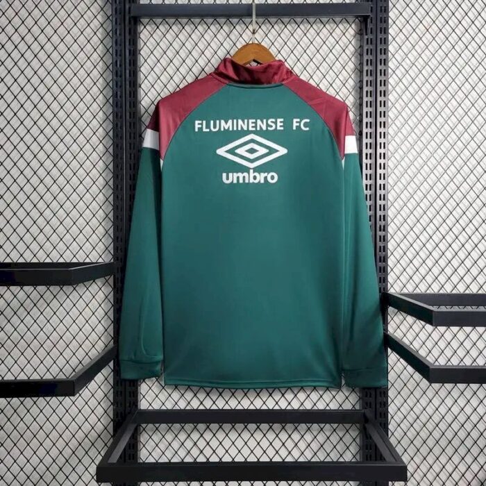 Mens Mens Fluminense 2023/24 Pre-Match Long Sleeve Jersey 4