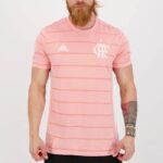 Mens Flamengo 2021/22 Outubro Rosa Jersey Player Version
