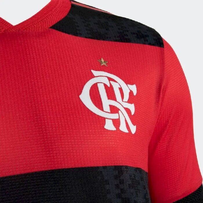 Mens Flamengo 2021 Home Jersey Player Version 4