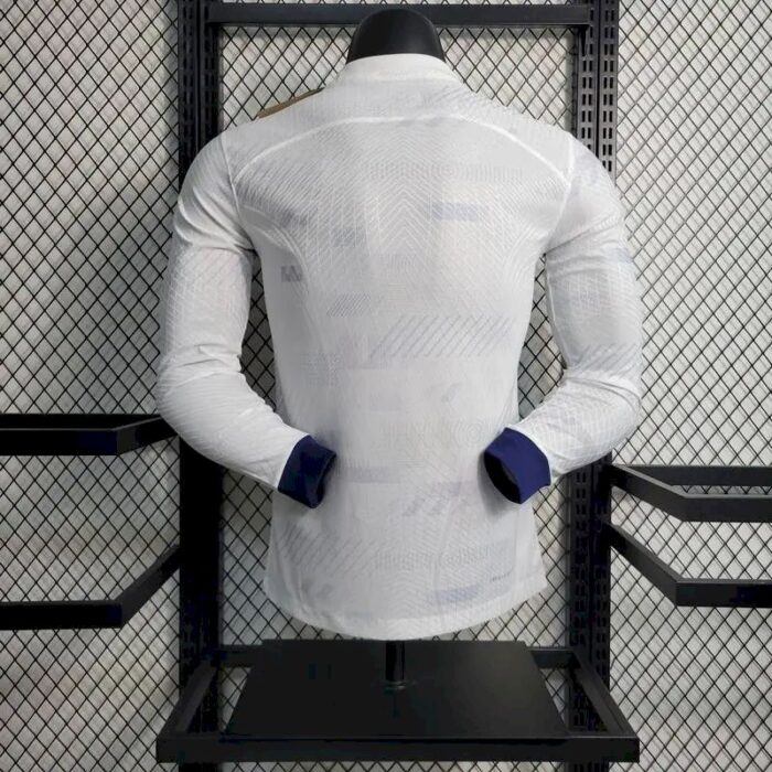 Mens Tottenham Hotspur 2023/24 Home Long Sleeve Jersey Player Version 2