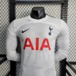 Mens Tottenham Hotspur 2023/24 Home Long Sleeve Jersey Player Version 7
