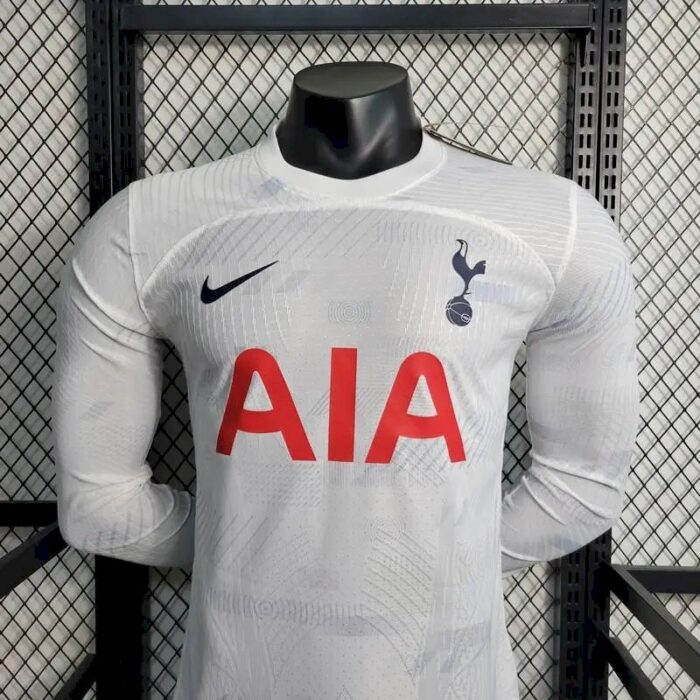 Mens Tottenham Hotspur 2023/24 Home Long Sleeve Jersey Player Version 7