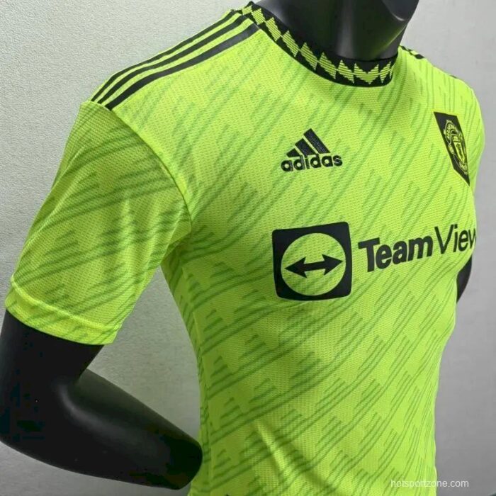 Mens Manchester United 2022/23 Away Jersey Player Version 3