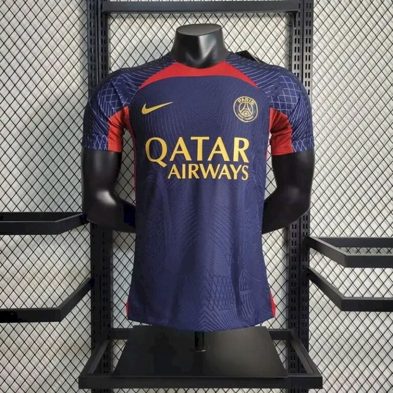 Mens Paris Saint-Germain 2023/24 Pre-Match Jersey Player Version