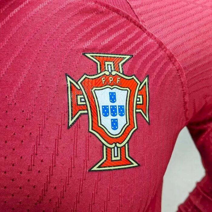 Mens Portugal 2022/23 Home Long Sleeve Jersey Player Version 7