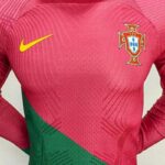 Mens Portugal 2022/23 Home Long Sleeve Jersey Player Version 8