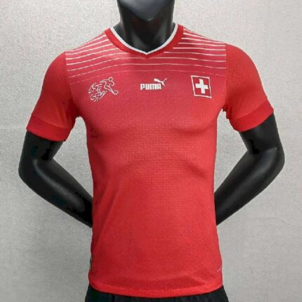 Mens Switzerland 2022 Home Jersey Player Version 1